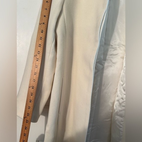 MARVIN RICHARDS 6P Wool Cashmere Dress Coat Italian Fabric Mandarin Collar LUXE - Picture 14 of 14